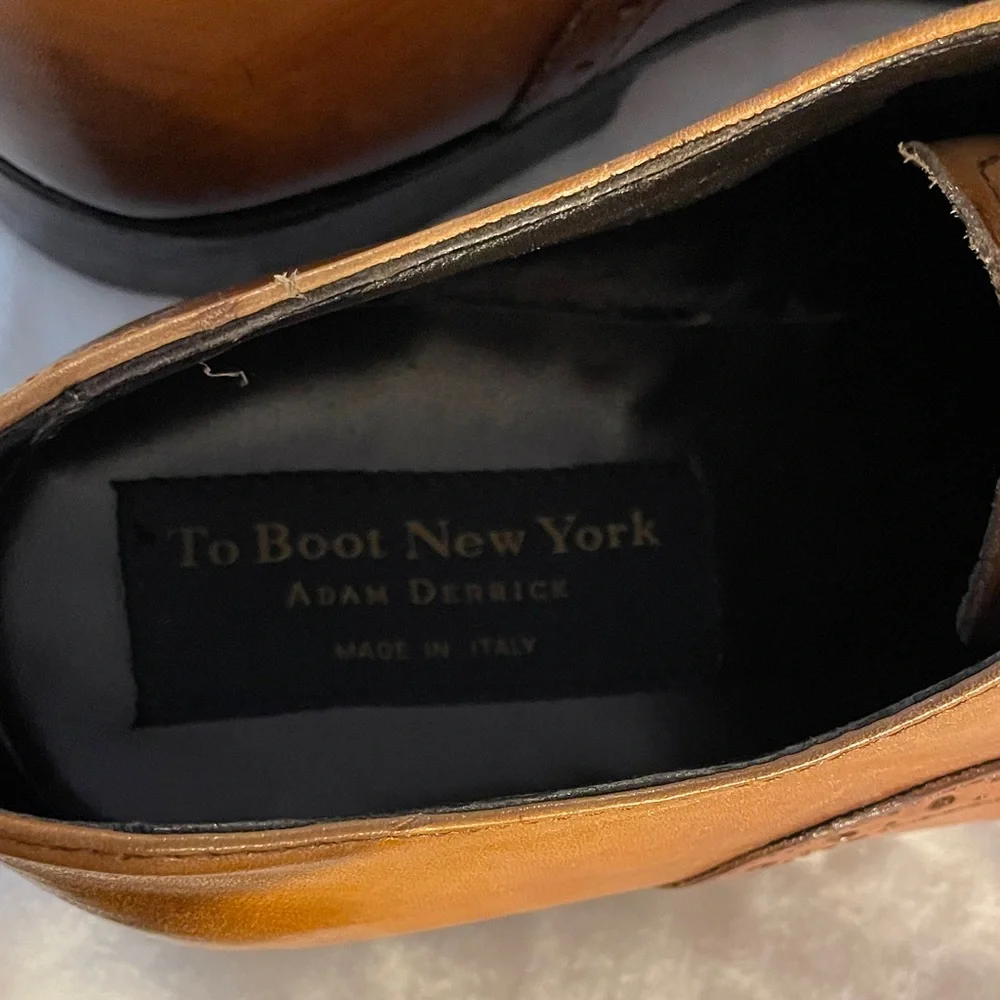To Boot Two-Tone Brown Leather Oxfords